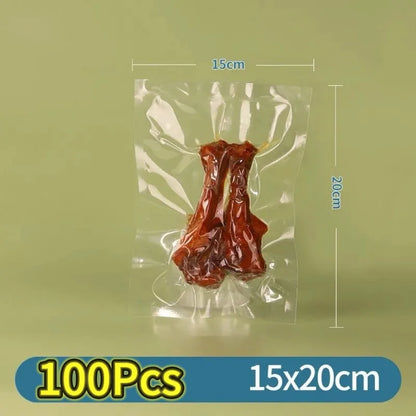 100Pcs/Lot Vacuum Packaging Bags Empty Food Vacuum Bags Bpa-Free Vacuum Sealing Bag Vac